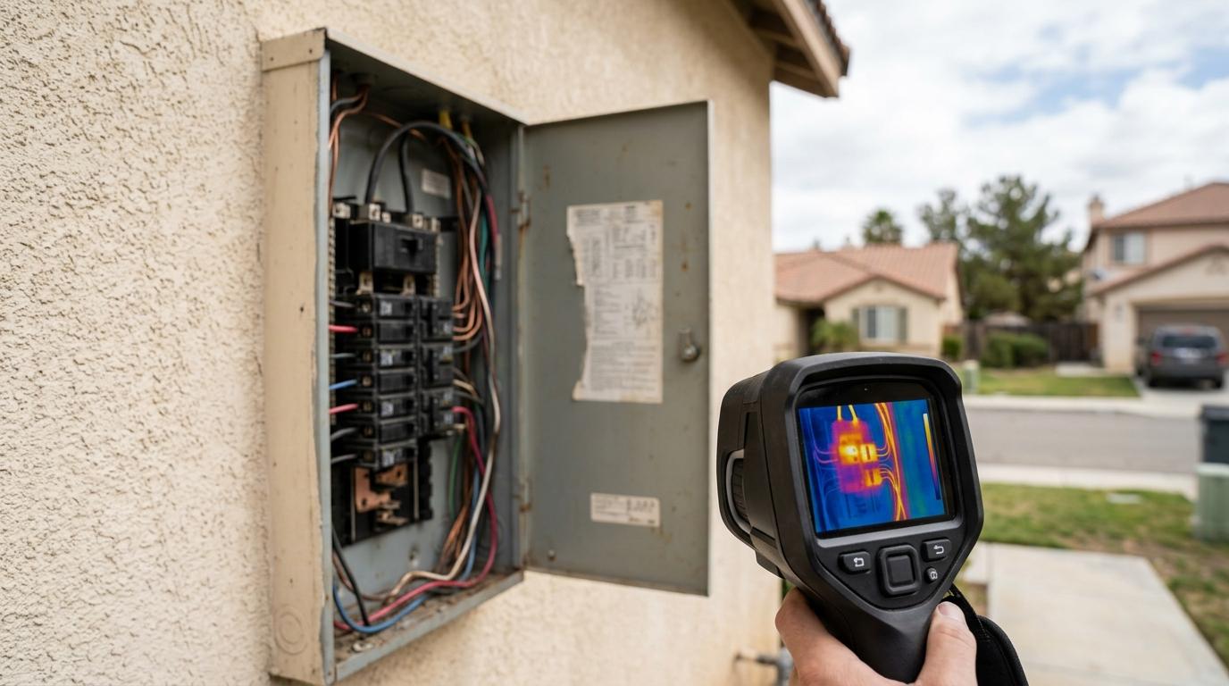 Thermal Imaging Uncovers Hidden Electrical Hazards in San Bernardino Homes