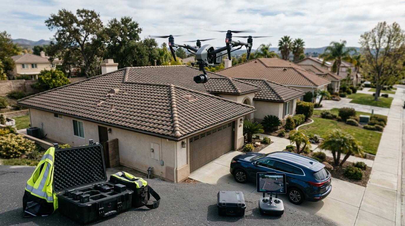 Orange County Home Buyer’s Guide: Drone Roof Inspections with Marine One Property Inspections